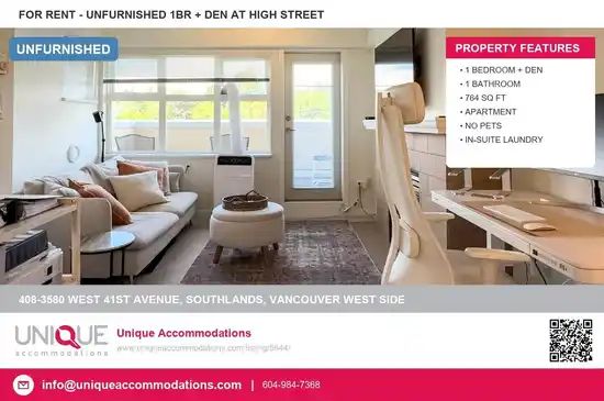 408 3580 WEST 41ST, Vancouver BC V6N 3E6
